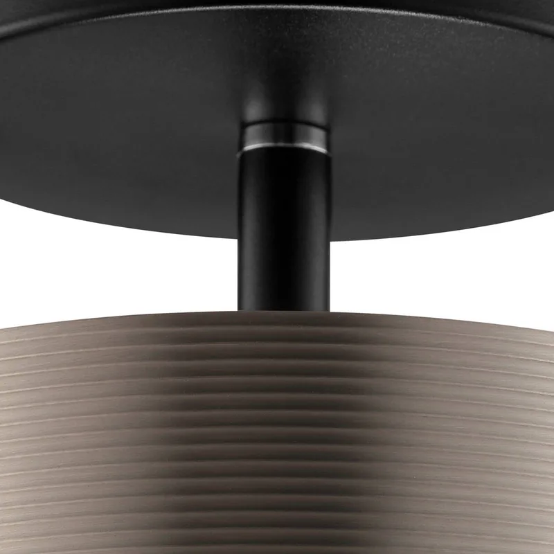 LED uplighter Axion, zwart/bruin, Ø 15 cm, Memory, CCT by Brilliant in Black, Brown – product photo