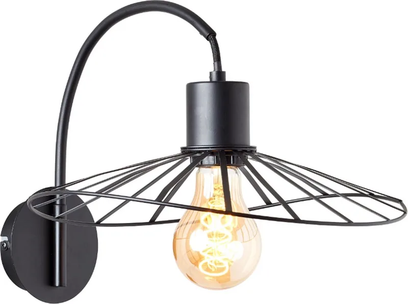 Leika - Wandlamp van Brilliant in Zwart – productfoto