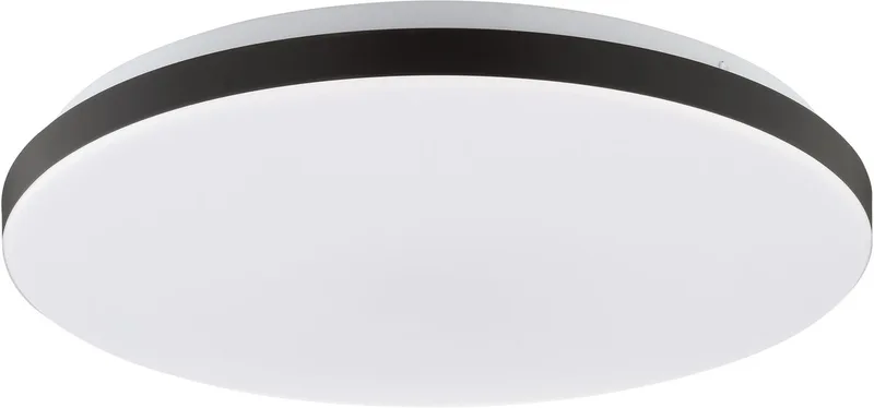Livio - Plafondlamp - LED 24W - 2500lm - 3000K - Bewegingssensor fra Brilliant i Sort – produktbillede