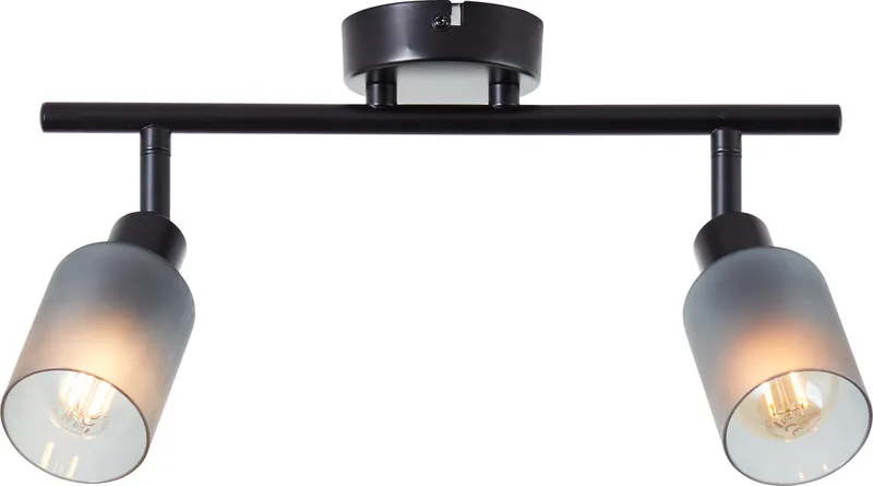 Loralie - Plafondspot - Grijs;Zwart van Brilliant in Zwart – productfoto