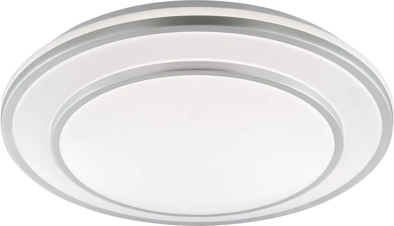 Luciano - Plafondlamp - Ø 39 cm - LED 10W - 4000K - Zilver/Wit fra Brilliant i Sølv – produktbillede