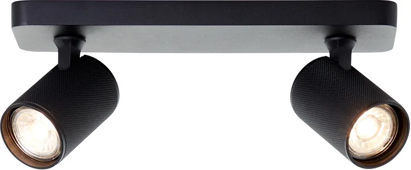 Marty - Plafondspot - GU10 2x5W - 3000K från Brilliant i Svart – produktbild