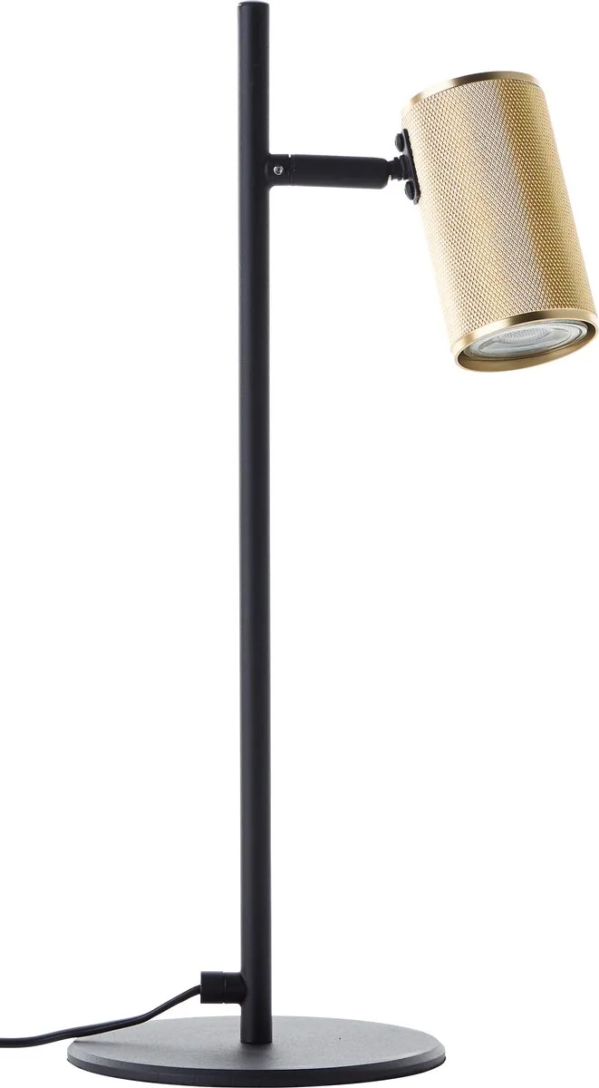Marty - Tafellamp - LED GU10 - Zwart/Goud von Brilliant in Goud Zwart – Produktfoto