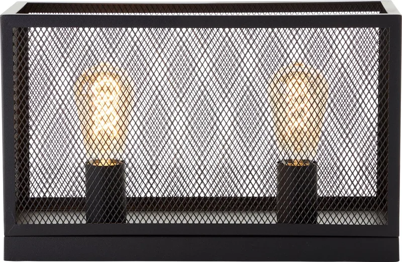 Maze - Tafellamp - E27 Max 2x60W från Brilliant i Svart – produktbild