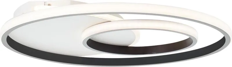 Merapi - Plafondlamp - LED 32W - 3000K - Wit/Zwart de Brilliant en Multicolore – photo produit