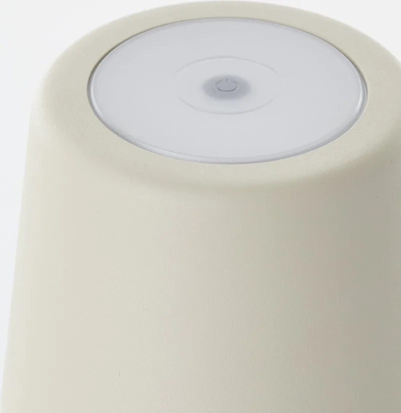 mobiele LED-tafellamp, USB, 37 cm, 310 lm, 3000 K, dimbaar de Brilliant en Beige – photo produit