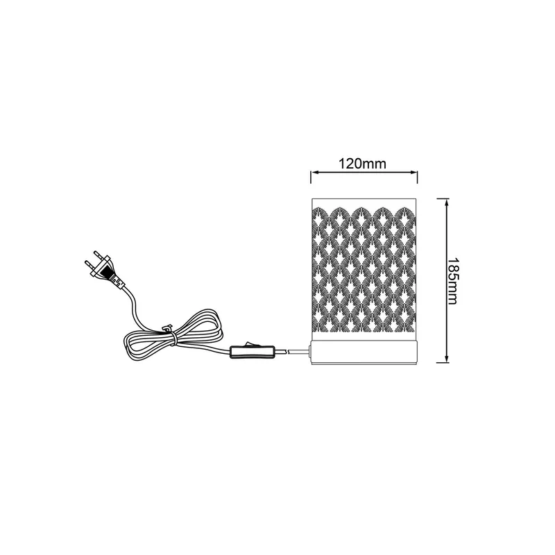 Neolia tafellamp, hoogte 19 cm, zwart/goudkleurig, metaal fra Brilliant i Sort, Guld – produktbillede