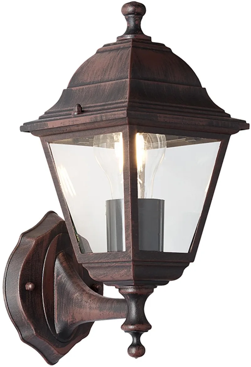Nissie - Buiten wandlamp van Brilliant in Roestkleurig – productfoto