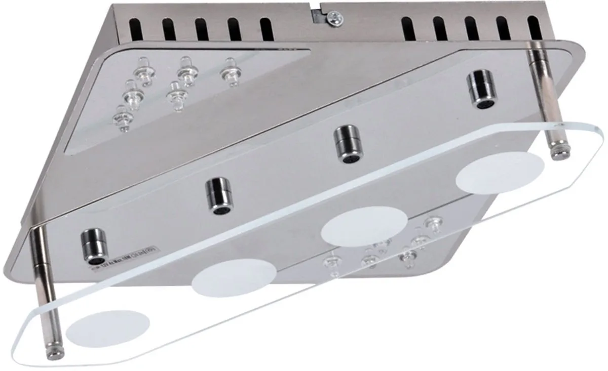 Plafoniere SARRO - Plafondlamp fra Brilliant i Krom – produktbillede
