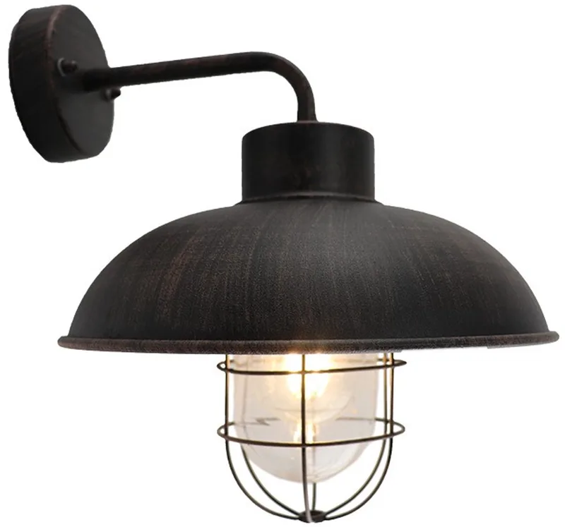 Portland 96297/55 Applique extérieure LED E27 60 W rouille de Brilliant en Roest – photo produit