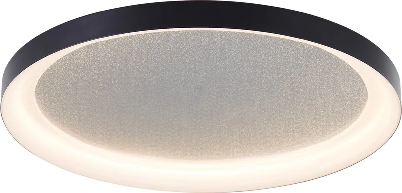 Quito - Plafondlamp - LED 30W - 42cm - Design - Glittereffect - 3-step dim fra Brilliant i Sort – produktbillede