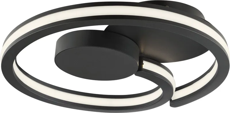 Revola - Plafondlamp - LED 33W - 3300lm - CTS von Brilliant in Schwarz – Produktfoto