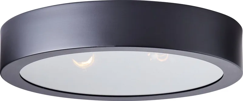 Sandros - Plafondlamp - E14 max 2x40W - Zwart de Brilliant en Gris – photo produit