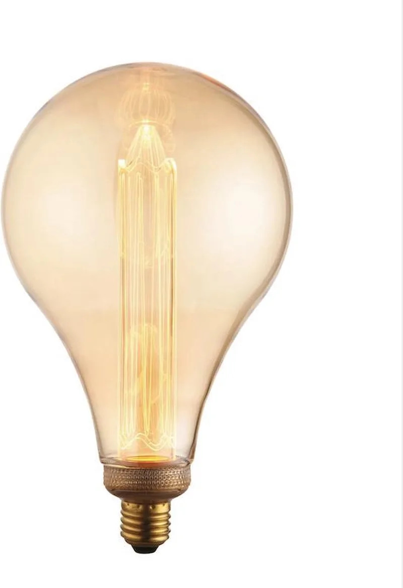 SCHITTERENDE lamp | LED normale lamp A148 XL filament E27 2,5W 120lm 2300K amber de Brilliant – photo produit