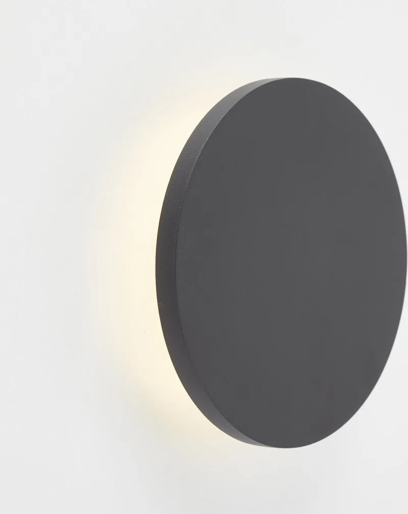 Shadow - Wandlamp - LED 6W 3000K - Rond de Brilliant en Noir – photo produit