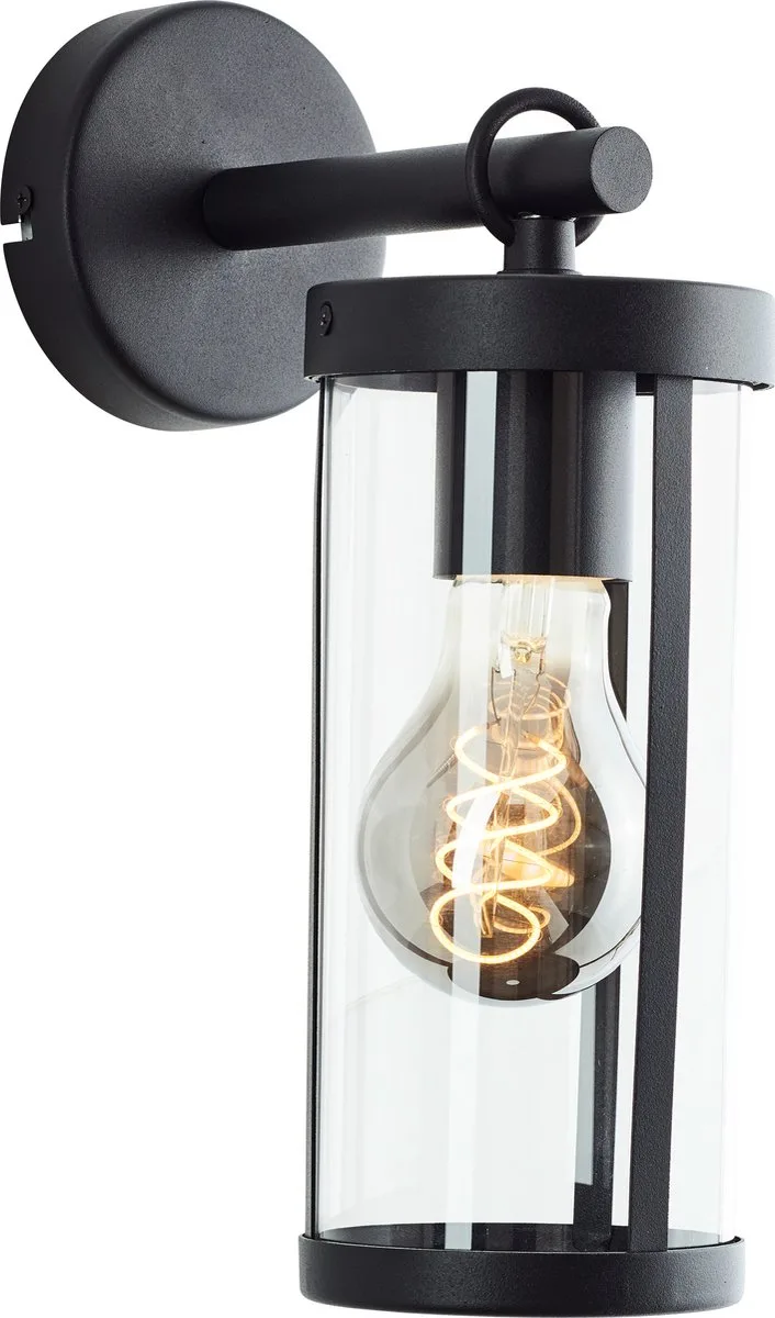 Sidney 44290/06 Applique extérieure E27 LED noir, transparent de Brilliant en Noir – photo produit