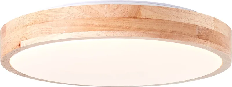 Slimline - Plafondlamp - 24W 3000K - Hout fra Brilliant i Hout Wit – produktbillede