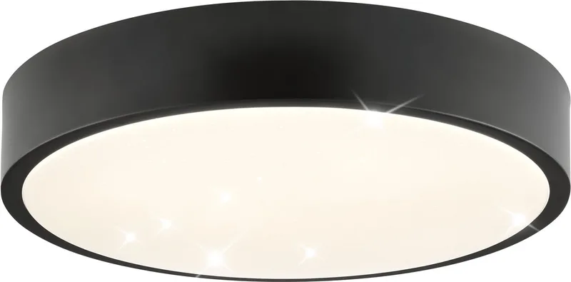 Slimline Starry - Ø 29.3 cm - LED 6W - 4000K - Zwart/Wit de Brilliant en Noir – photo produit