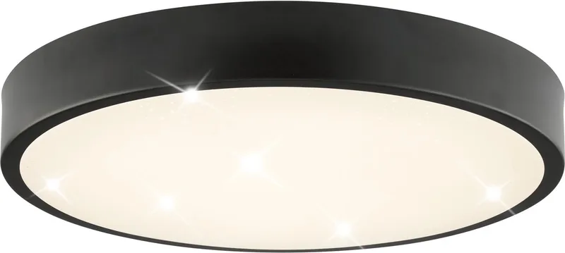 Slimline Starry - Ø 39 cm - LED 11W - 4000K - Zwart/Wit från Brilliant i Svart – produktbild