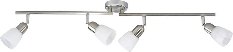 Sofia Oppervlak-spotverlichting Nikkel, Wit E14 de Brilliant en Chrome – photo produit