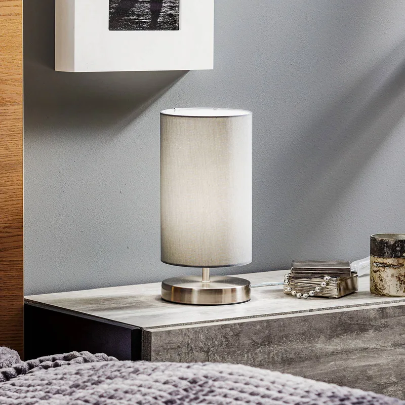 Lampe de chevet Brilliant Claire 40 W N/A gris de Brilliant en Gris, Ijzer – photo produit