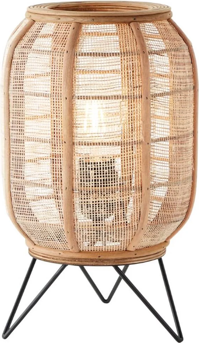 Tafellamp Tanah - 93135/76 de Brilliant en Zwart Bruin – photo produit