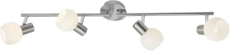 Tiara Oppervlak-spotverlichting Nikkel, Wit E14 40 W de Brilliant en Chrome – photo produit