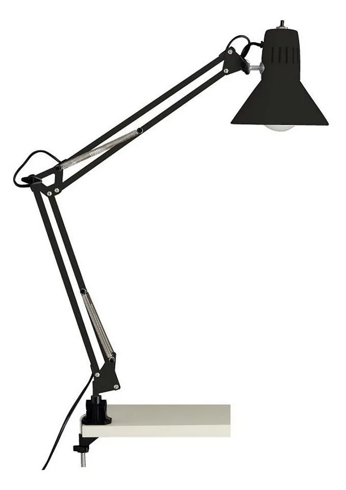 Hobby 10802/06 Klemmelampe LED (RGB) E27 40 W Sort fra Brilliant i Sort – produktbillede