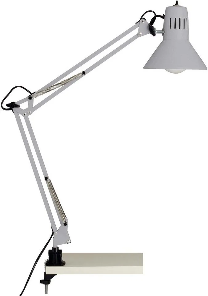 Hobby 10802/11 Spot à pince LED E27 40 W titane de Brilliant en Argent – photo produit