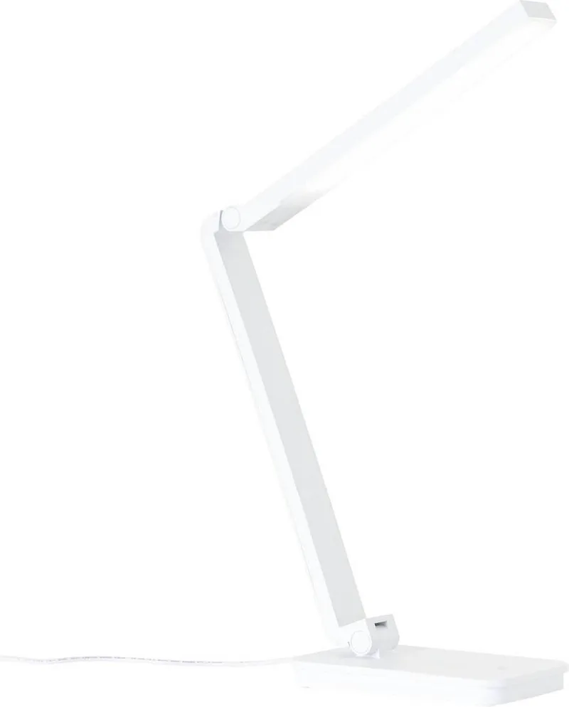 Tori Schreibtischleuchte, LED 5W, 5000K, Touchdim, dimmbar von Brilliant in Weiß – Produktfoto