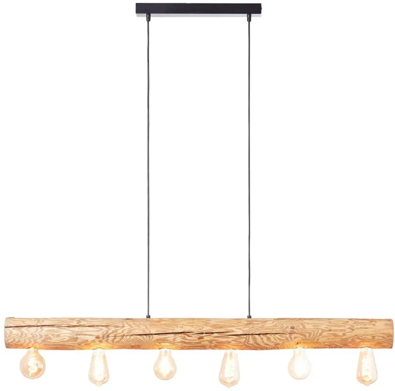 Trabo 99433/35 Luminaire à suspendre LED E27 chêne de Brilliant en Marron – photo produit