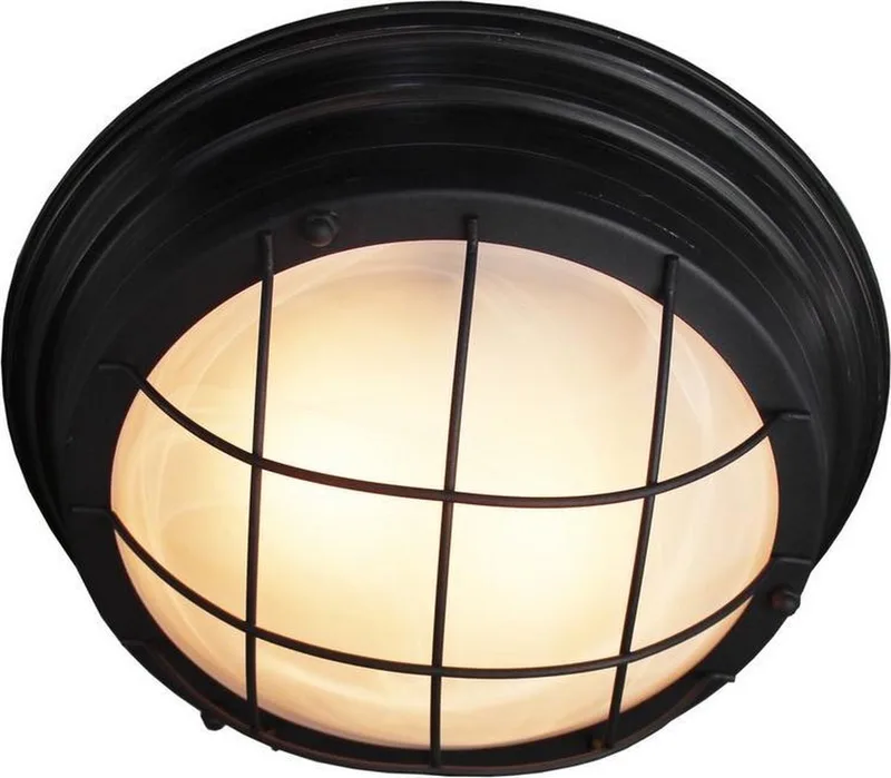 Typhoon - Plafondlamp - E27 max 2x25W - Antiek fra Brilliant i Sort – produktbillede