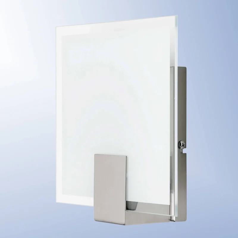 Sonian 90324/13 Applique E14 40 W LED acier inoxydable, blanc de Brilliant en Wit opaal, Chroom gesatineerd – photo produit