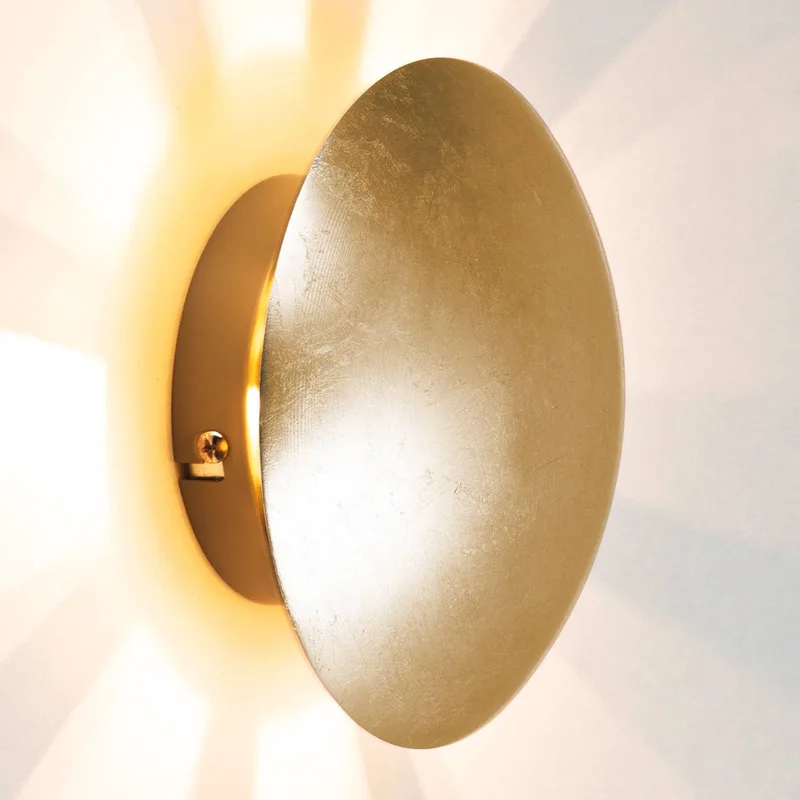 Sunset væglampe antik gylden fra Brilliant i Antiek goudkleurig – produktbillede