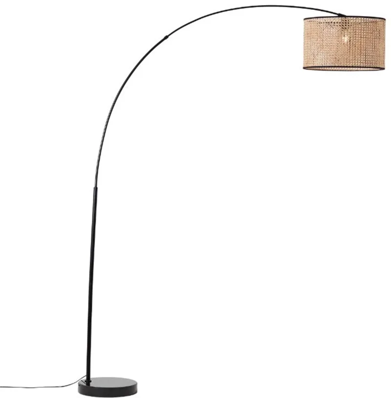 Wiley - Vloerlamp - Zwart;Beige by Brilliant in Black – product photo
