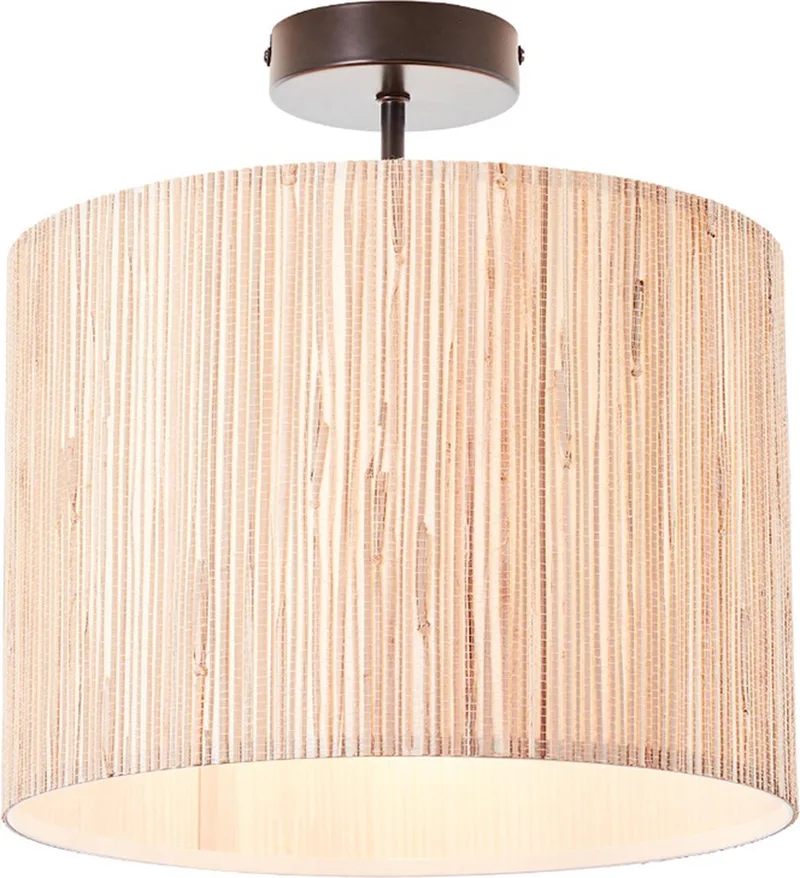 Wimea - Plafondlamp - Zwart van Brilliant in Beige – productfoto