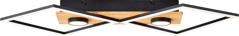 Woodbridge - Plafonnière - Hout;Zwart de Brilliant en Hout – photo produit