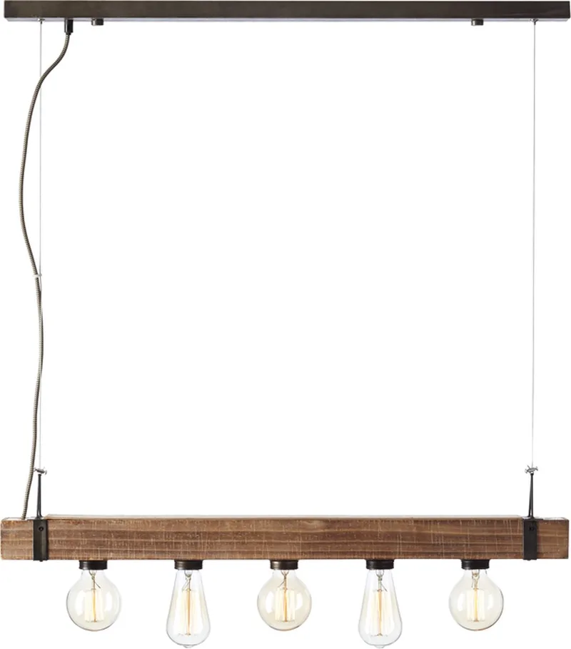 WOODHILL - Hanglamp de Brilliant en Noir – photo produit