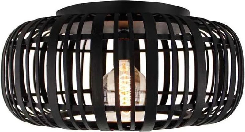 Woodrow Plafondlamp 99405/76 de Brilliant en Noir – photo produit