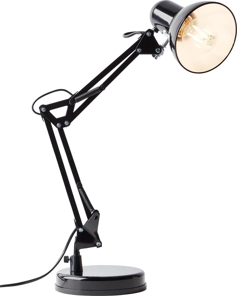 Woonexpress bureaulamp HENRY de Brilliant en Noir – photo produit