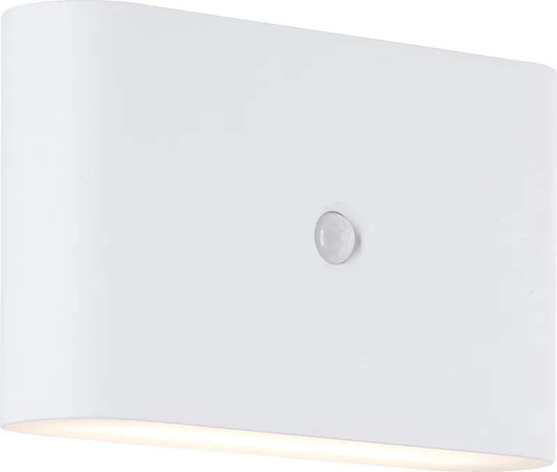 Xino - Oplaadbare magnetische wandlamp op accu draadloos - met bewegingssensor - IP44 - LED 4W - 300 Lumen - 3000K - met batterijen indicator de Brilliant en Blanc – photo produit