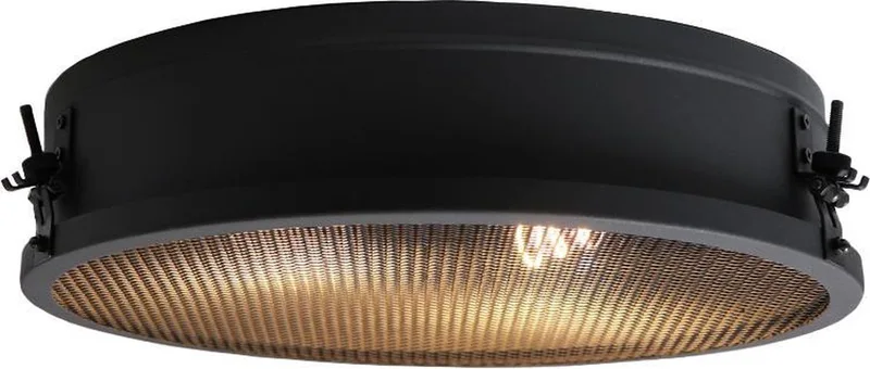 Zois - Plafondlamp - E27 max 2x60W de Brilliant en Noir – photo produit
