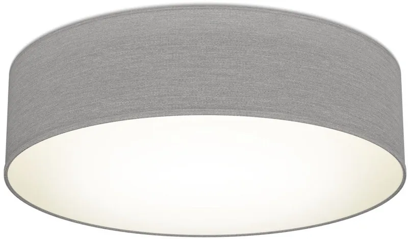 B.K.Licht - Plafondlamp - Ø38cm - taupe - excl. 2x E27 lichtbronnen de Briloner en Beige – photo produit