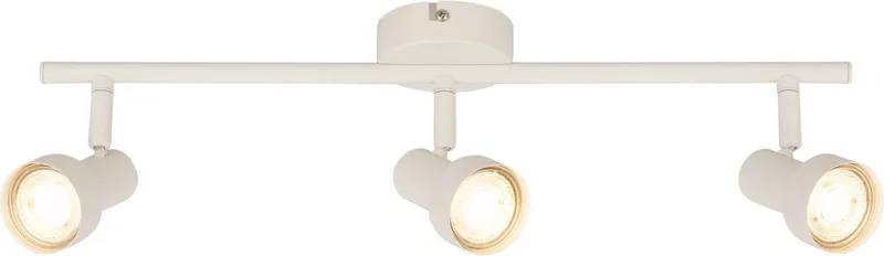 B.K.Licht Tapp - Opbouwspot - plafondspot (plafondlamp) - 3x GU10 fitting - 47.5 cm fra Briloner i Oud Wit – produktbillede