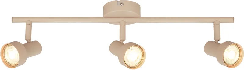 B.K.Licht Tapp - Opbouwspot - plafondspot (plafondlamp) - 3x GU10 fitting - taupe / 47.5 cm de Briloner en Beige – photo produit