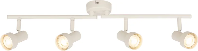 B.K.Licht Tapp - Opbouwspot - plafondspot (plafondlamp) - 4x GU10 fitting - 60.5 cm från Briloner i Oud Wit – produktbild