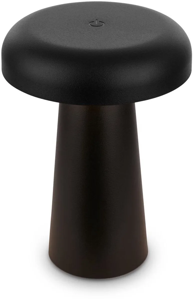 Cloud - Oplaadbare tafellamp - Dimbaar - Touchfunctie - Warmwitte lichtkleur - IP44 spatwaterdicht - Accu en lichtbron verwisselbaar - Ø12 x 17 cm från Briloner i Svart – produktbild