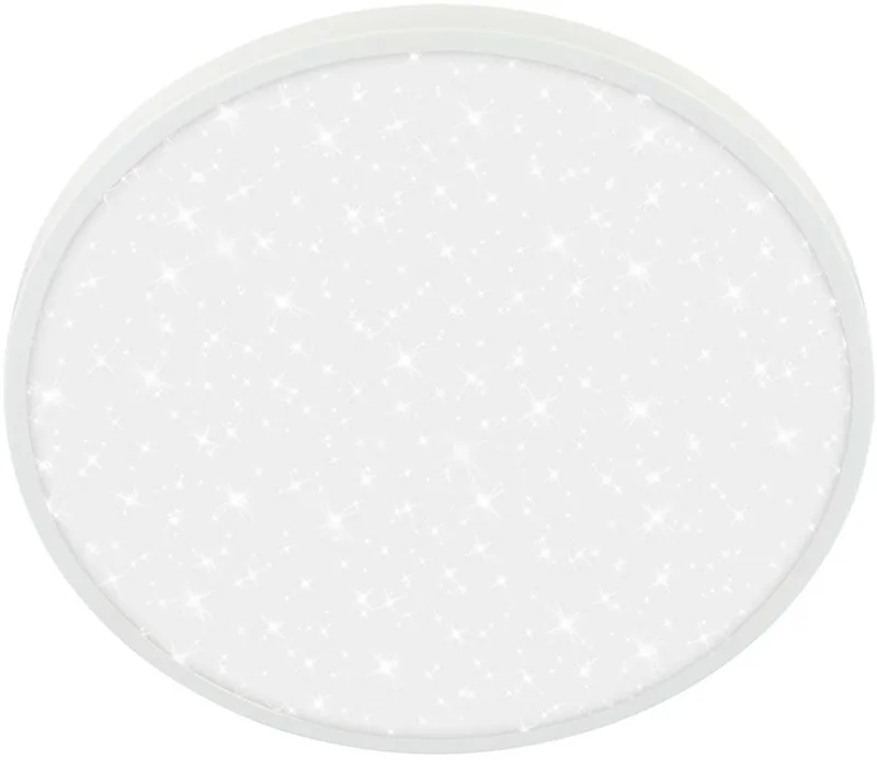 Competo – LED Plafondlamp – neutral licht – met ster decor – woonkamerlamp met decoratieve rand – Ø33 cm von Briloner in Weiß – Produktfoto
