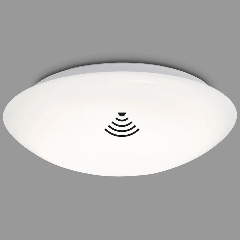 Briloner 3362116 ELIPSO Plafonnier avec détecteur de mouvements LED LED 22 W blanc de Briloner en Blanc – photo produit