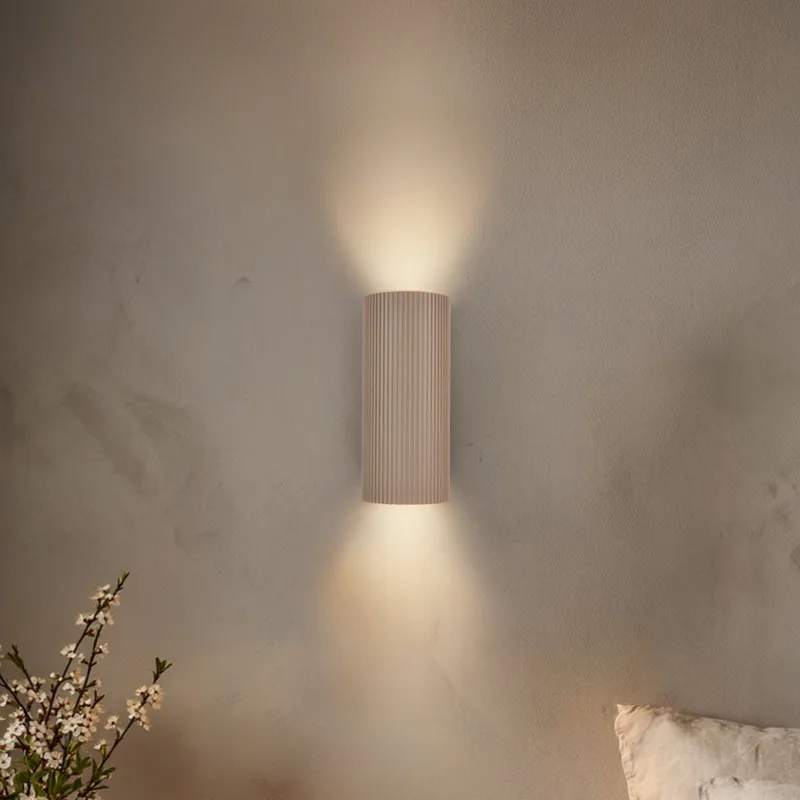 Ida – Wandlamp – wandlamp binnen – woonkamer lamp - GU10 fitting – 8 x 20 cm fra Briloner i Beige – produktbillede